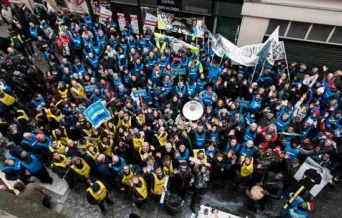 histoire de l'association, scène de manifestation