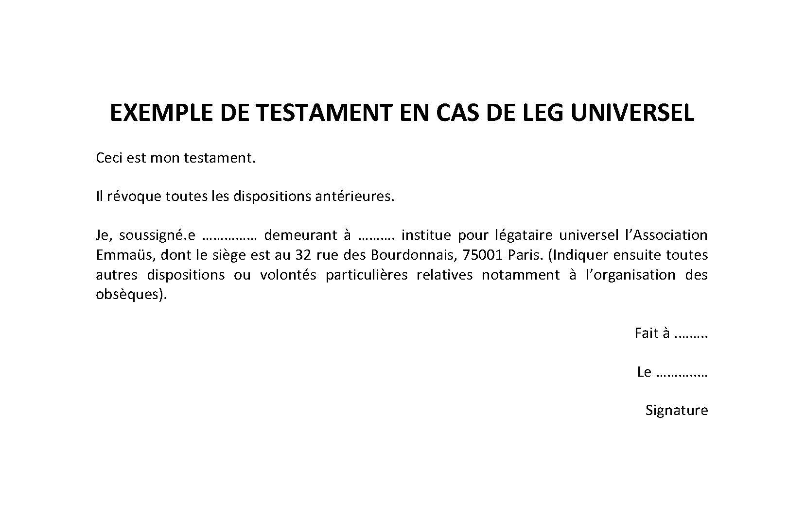 Contester un testament olographe