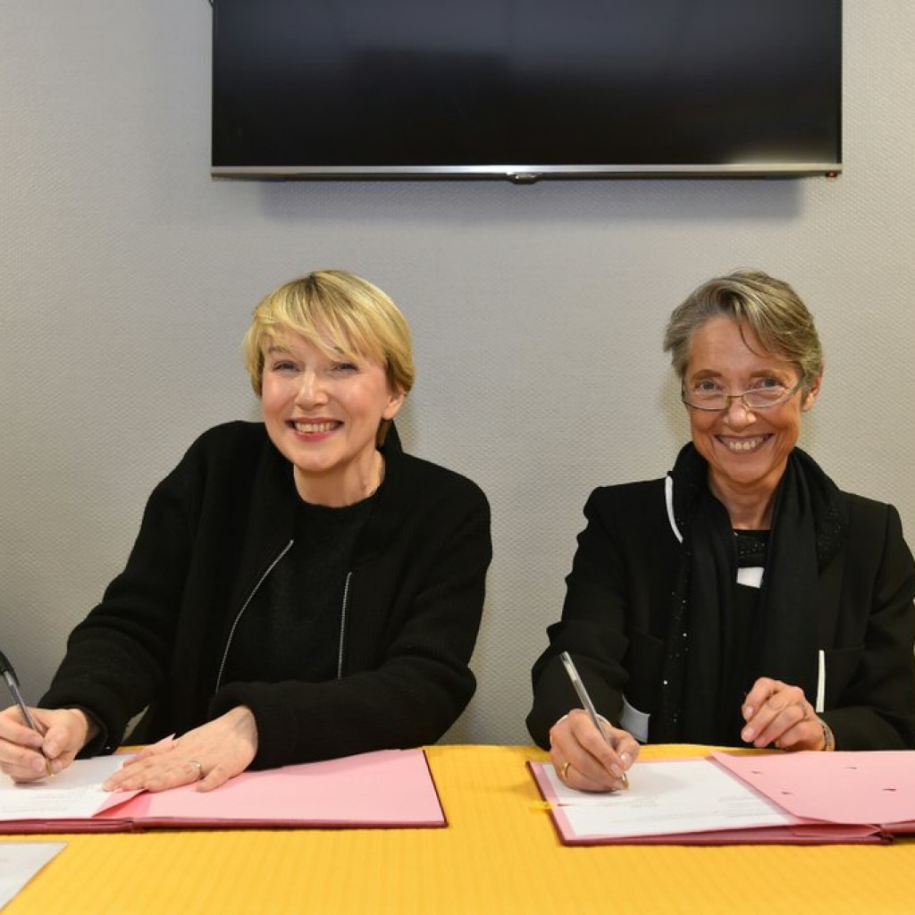 signature de la convention entre RATP et EMMAÜS Solidarité