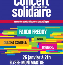 Concert en faveur familles réfugiées avec l'OFAJ et la Ville de Paris