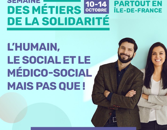 Emmaüs Solidarité partenaire de la semaine des métiers de la solidarité.
