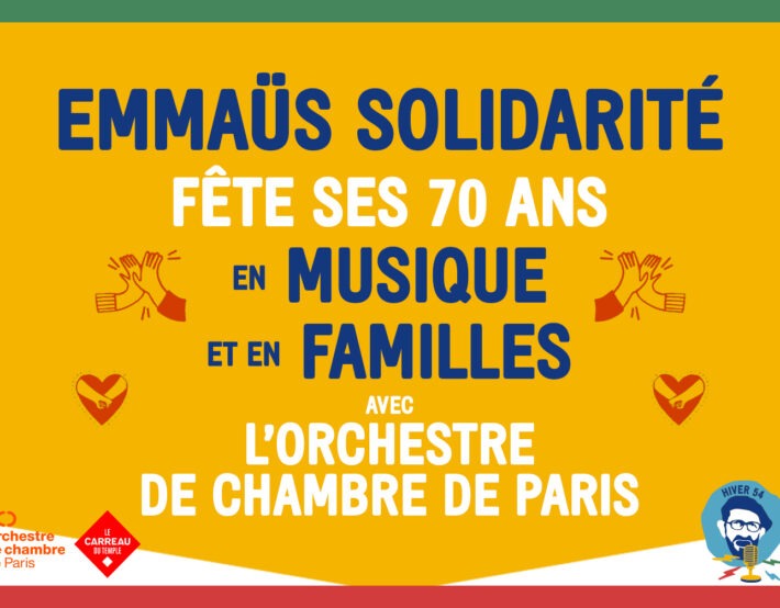 Emmaüs Solidarité fête ses 70 ans en musique